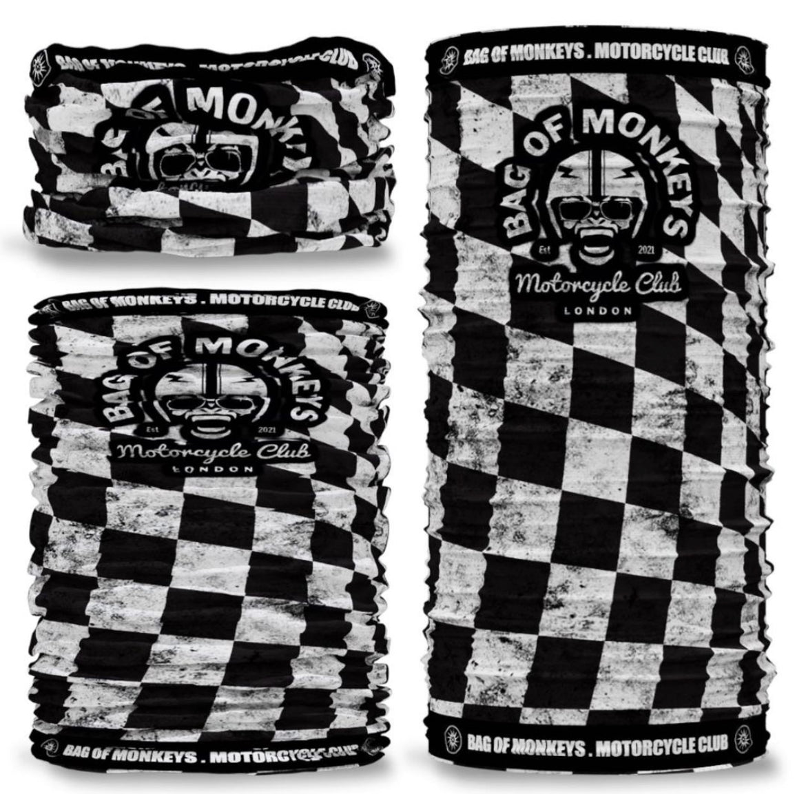 Checkered Snood Scarf