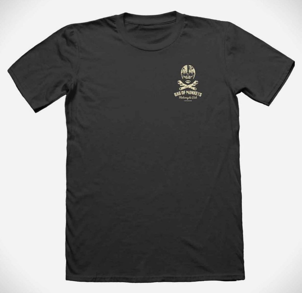 Motorcycle Club Cream Logo T-Shirt