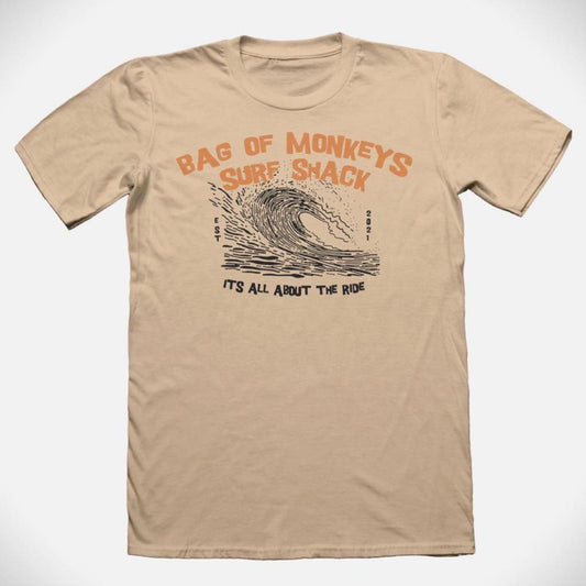 Surf shack Tan T-Shirt